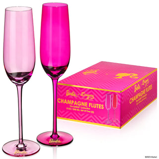 Barbie Champagne Flutes- Set of 2