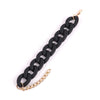 Black Chunky Chain Bracelet