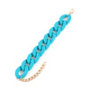 Turquoise Chunky Chain Bracelet