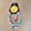 Set of 2 Multicolor Whale Tail Bracelet