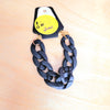 Black Chunky Chain Bracelet