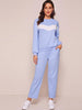 The Blue Rocks Chevron Joggers Set