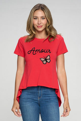 Amour High Low Top