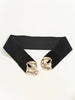 Bow Decor Belt- Black