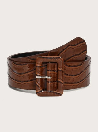 Plus Rectangle Buckle Belt