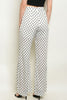 White Black Polka Dot Pants