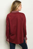 The Chillaxing on the weekend Burgundy Pullover