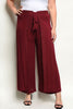 PLUS size Burgundy Palazzo Pants