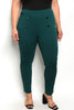 PLUS size Hunter Green Pants