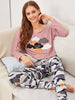 The Cozy as You Can Be Clouds PJ set