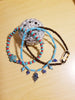 Hamsa Ankle Bracelets Set of 3-Hand made by a local artist