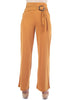 Palazzo Pants with Tortoise Shell Buckle