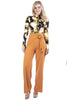 Palazzo Pants with Tortoise Shell Buckle