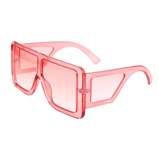 Pink Square Side Arm Sunglasses