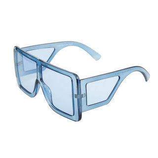 Blue Square Side Arm Sunglasses