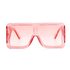 Pink Square Side Arm Sunglasses