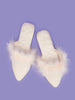 I feel like Royalty Luxury Feather Slippers