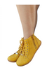 Mustard Yellow Women Short Boots