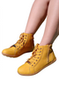 Mustard Yellow Women Short Boots