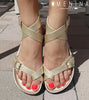 Gold Strappy Sandal