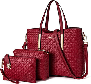 Shoulder Bag Purse 3pc Satchel