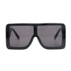 Black Side Arm Oversized Sunglasses