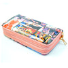 Michelle Magazine Print Wallet Wristlet